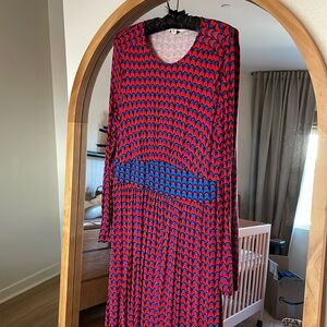 Boden Thea Long Sleeve Jersey dress size 8